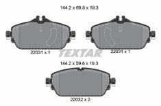 TEXTAR 2203101 Q+ set placute frana,frana disc foto