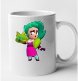 Cana alba personalizata Brawl Star - Lola, Alb, INOVATIX&reg;. 330 ml