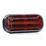 Lampa Spate LED FT-230 NT PM Stanga 12-36V, Omologare E9, EMC R10, 214x94mm, Pozitie, Stop, Semnalizare Dinamica, Ceata/Inversare