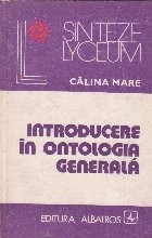 Introducere in Ontologia generala foto