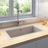 Chiuvetă de Bucătărie Bej 790x500x193 mm Granit
