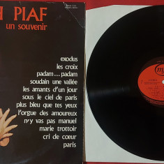 Edith Piaf – Un Souvenir , LP, France, 1973, stare excelenta (VG+)