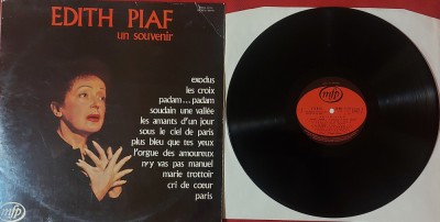 Edith Piaf &amp;ndash; Un Souvenir , LP, France, 1973, stare excelenta (VG+) foto