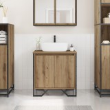 vidaXL dulap de chiuvetă stejar artisanal 60x35x50 cm lemn prelucrat