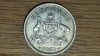 Australia -moneda argint - 6 pence 1951 PL -George VI- serie rara fara IND:IMP, Australia si Oceania
