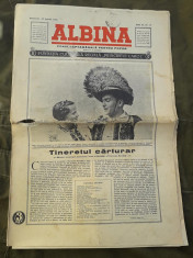 Ziarul Albina 28 aprilie 1939 Tinerimea Romana foto