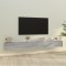 vidaXL Set dulap TV, 3 piese, gri sonoma, lemn prelucrat