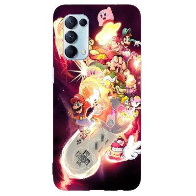 Husa compatibila cu Oppo A15 model Super nintendo, Silicon, TPU, Viceversa foto