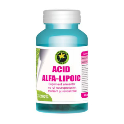 Acid Alfa Lipoic 60cps Hypericum foto