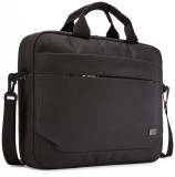 GEANTA CASE LOGIC, pt. notebook de max. 14 inch, 1 compartiment, buzunar frontal x 2, waterproof, poliester, negru, &quot;ADVA-114 BLACK&quot;/3203986
