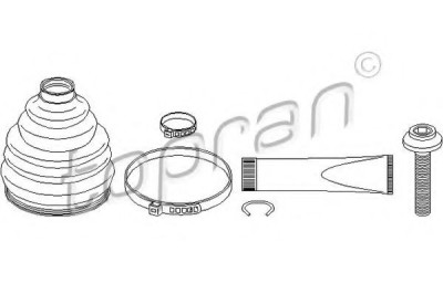 Kit burduf planetara AUDI A6 Avant (4F5, C6) (2005 - 2011) TOPRAN 111 738 foto