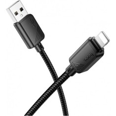 Cablu Date si Incarcare USB-A - Lightning HOCO X113, 18W, 1m, Negru