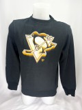 Pittsburgh Penguins hanorac de bărbați Chrome Graphic Crew Sweatshirt Black - M