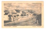 SV * Reghin * STRADA MEDIE / Sachisisch - Regen * MITELLGASSEN * 1920, Circulata, Fotografie, Printata, Targu Mures