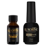 Cumpara ieftin Set Nail Prep &amp; Fiber Base, LUXORISE 15ml
