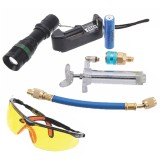 Cumpara ieftin Trusa Detectie Pierderi Freon AC/Clima SelTech, UV, Injector, Ochelari Protectie, Auto/Casa, R134a, R407C, R410A, R22