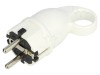 Conector de alimentare AC tată 2P PE 250VAC 16A Alb