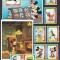 Nevis 1992 Disney MI 689-696 + bl. 51,52 MNH