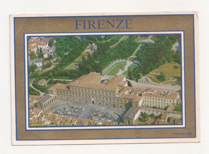 FA5-Carte Postala - ITALIA - Firenze, Palazzo Pitti, necirculata