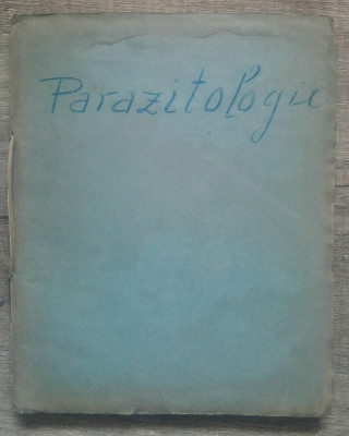 Curs de parazitologie al elevului veterinar Mastacan Dumitru// 1931 foto