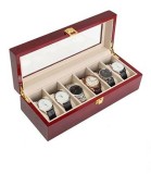Cumpara ieftin Caseta PREMIUM Pentru Depozitare 6 Ceasuri CDL018, Watchbox