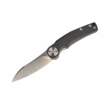 Cumpara ieftin Cuțit pliabil DULOTEC K253 &ndash; cu m&acirc;ner polimer G10, oțel inoxidabil D2, negru