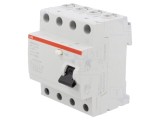 ABB &Icirc;ntrerupător diferențial 4 poli 63A 300mA IP20 FH200