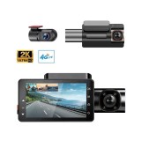 Cumpara ieftin Camera Auto iSEN K5000 Dash Cam 4G LTE, Quad Camera 2K + 1080P, Ecran 3 , 256MB RAM, 512MB ROM, GPS, WiFi, ADAS, BSD, Monitorizare Parcare