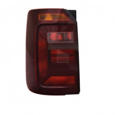 Stop spate lampa VW Caddy 3 (2k), 06.2015-, 1 usa spate, partea Stanga, cu lampa ceata Spate; tip bec P21W+W5W; fumuriu; fara soclu bec; Omologare: E