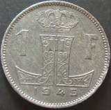 Cumpara ieftin Moneda istorica 1 FRANC - BELGIA, anul 1945 * cod 4696 = excelenta, Europa, Zinc