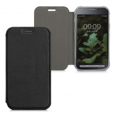 Husa pentru Samsung Galaxy Xcover 3, Piele ecologica, Negru, 31508.01