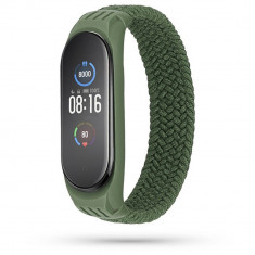 Curea Tech-Protect Loop pentru Xiaomi Mi Smart Band 5/6/6 NFC Army Verde