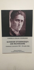 SCRISORI STUDENTESTI DIN INCHISOARE - 1923-1924 - CORNELIU ZELEA CODREANU foto