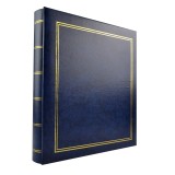 Album Foto Classic Carte 10x15 cm, 500 Poze, Piele Ecologica, Albastru