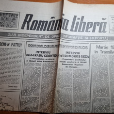 romania libera 17 martie 1990-interviu radu ceontea si domokos geza