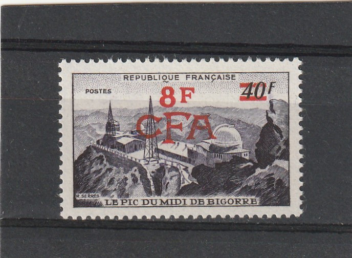 Reunion 1951 - CFA, dantelate,MNH,Mi.365