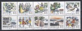 Suedia 1988 - Miezul verii suedeze, Serie in Bloc de 10 timbre, MNH, Nestampilat