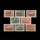 H&aacute;zi&aacute;llatok (Animale Domestice) LP1208-1215 Ungaria 1951
