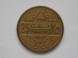 25 PIASTRES 1952 LIBAN, Asia