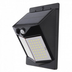 Lampa Solara Exterior 80 LED, senzor miscare, 500 LM foto