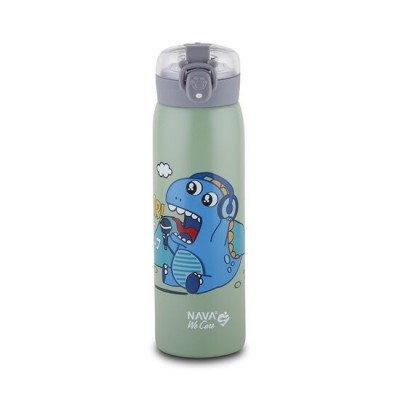 Sticla termoizolanta Nava We care 500ml verde FitLine Training foto