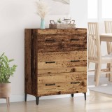 vidaXL Bufet Lemn vechi 69,5 x 34 x 90 cm Lemn Ingineresc și Fier 880643