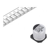 Condensator electrolitic SMD 1000uF 10V 10x10mm 5000h