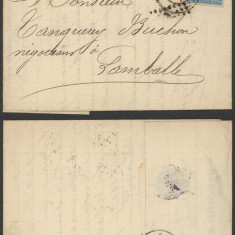 France 1871 Postal History Rare Cover + Content Nantes DB.431