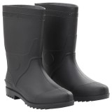 Gossi cizme de ploaie, negru, pvc, marime 44