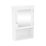 Cumpara ieftin Dulap suspendabil cu oglinda mdf alb Atene 40x16x60 cm