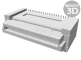 Conector PCB-PCB 40 Pin 0.8mm Aurit