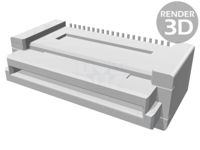 Conector PCB-PCB 40 Pin 0.8mm Aurit foto