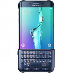 Husa Originala Samsung Galaxy S6 Edge+ Plus, G928 Keyboard Cover Bleumarin foto