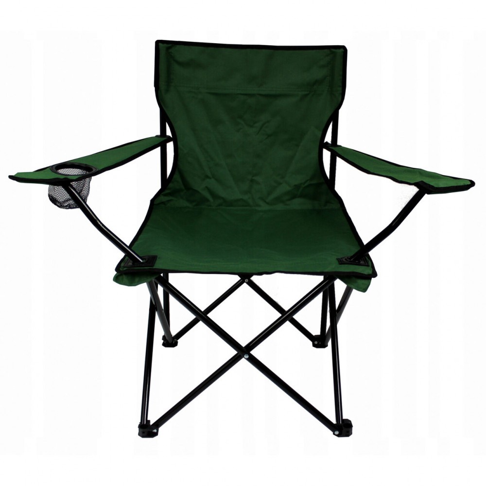 Scaun pliabil gradina, camping, pescuit, verde, max 120 kg, 50x50x80 cm |  Okazii.ro